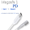 Miniatyrbild 5 av 7: Högkvalitativ Datorkabel USB C Typ-C till -Magsafe Laddningsadapter 85W PD Datorkabel Adaptrar
