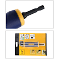 Miniatyrbild 3 av 11: 90 Graders Bits Elektrisk Skruvmejsel Borr Vändanordning Vinklar Adapter Bit Hörn Skruvmejsel Hörn Adapter för Reparation