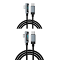 Miniatyrbild 8 av 10: USB C till USB C Kabel 240W Snabbladdning med LED Indikator Lång för Smartphones 2m