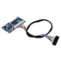 Miniatyrbild 2 av 9: LVDS 1ch 8bit 20 till 40-stifts TTL-signal LCD-drivrutskortstyrkortssats för 7-10,1\" LCD-panelkabel Enkel att använda