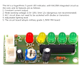 Miniatyrbild 3 av 8: 3,5V-12V Strömförsörjning Ljud Spänningsnivåindikator Batterikapacitetsindikator Röd Grön LED Voltmeter Volym VU-mätare