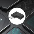 Pikkukuva 7 / 11: 90 asteen kulma Micro USB - TypeC -sovitin latausratkaisu Micro-laitteille null - Bend right