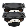 Miniatyrbild 1 av 9: 2 st 40mm 4Ohm 3W Subwoofer Multimedia Bärbara Högtalare Ljudförstärkare Högtalare Inre Magnetisk Gummi Sido Högtalare