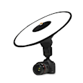 Miniatyrbild 2 av 9: Universal 42cm Rund Studioblixt Softbox Speedlite Diffuser Reflektor Rem Ny