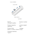 Miniatyrbild 5 av 10: Ultralätt VR-batteripack för Oculus Quest 2 - Lättviktsförlängd batteri USB-C strömkabeltillbehör