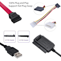 Miniatyrbild 5 av 10: Uppgraderad hårddisk IDE Sata till USB2.0 Adapterkonverteringskabel Datornätverksanslutningsenhet