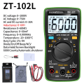 Miniatyrbild 9 av 11: Pålitlig induktansmätare Automatisk 60H-mätning Anti-buring Multimeter ABS standard 60H inductance sensor