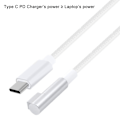 Miniatyrbild 6 av 7: Högkvalitativ Datorkabel USB C Typ-C till -Magsafe Laddningsadapter 85W PD Datorkabel Adaptrar