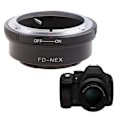 Miniatyrbild 8 av 8: Objektivadapter för FD-objektiv till NEX E-fäste Kamera Passar NEX-5T NEX-6 NEX-7 a3000 a3500 a5000 a5100