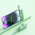 Miniatyrbild 5 av 11: Typ C Snabbladdande Powerbanks Nödsituationer Externt Batteri Utan Batteri White
