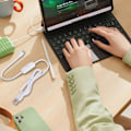 Miniatyrbild 2 av 11: USB-kabel med strömbrytare 5V3A Typ-C till USB A Laddningskabel för Raspberry Pi 4B Black