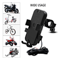 Miniatyrbild 7 av 11: Universal cykeltelefonhållare för motorcykelstyre/backspegel, 360 graders rotation Rearview mirror
