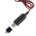 Miniatyrbild 9 av 11: Universal 6V LR14 C Batterielliminator USB Strömförsörjningskabel, 4 st LR14 C Batteriutbytesadapter