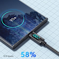 Miniatyrbild 10 av 11: 00W USB-C till USB-C-kabel med Display 3.3ft 5A PD - Typ C till Typ C-kabel Supersnabb Laddning USB-C-kabel för Smartphone