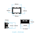 Miniatyrbild 4 av 8: Noga Digital Amperemeter för DC 0-9.999A (10A) 4-30V Ampere Ström Amperemeter Testare 5 Siffer 0.56 tum LED Display Panel Mätare