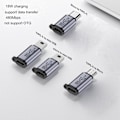 Miniatyrbild 6 av 8: Usb-C till Micro USB Adapter Typ-C Hona Till Micro Usb Hane Konverterare Kontakt null - Type C to Mini USB