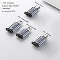 Pikkukuva 5 / 5: Usb-C - Micro USB -sovitin, Type-C naaras - Micro Usb uros -muunninliitin null - Micro to Mini USB