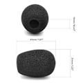 Miniatyrbild 5 av 9: 5-pack Vindskyddande Mikrofonöverdrag för BlackShark V2 Pro Headset Professionella Mikrofonöverdrag Reducerar Effektivt Brus