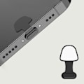 Miniatyrbild 6 av 11: Universellt Typ C Portskydd för Android-enheter 1/2/5st USB C Dammskydd Transparent 5 Pcs