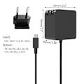 Miniatyrbild 5 av 11: EU-kontakt Snabbladdare för Steamdeck USB-C Typ-C Strömadapter Konsolladdare
