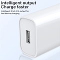 Miniatyrbild 3 av 8: US Reseadapter US 2-stift Väggladdare Adapter med USB-port US