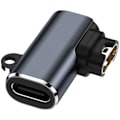 Miniatyrbild 10 av 11: Smartwatch USB C Laddningsomvandlare Adapter för 7/7X/5S/6/6X Klocka Snabb Laddningskontakt null - Side bend