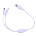 Miniatyrbild 6 av 11: Multifunktionell 2 i 1 Laddningskabel USB till Dubbel Micro USB Laddarkabel Sladd för Andriod Mobiltelefon 0.för 3M/1M/2M 2m