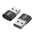 Miniatyrbilde 7 av 11: Aluminium TYPE C til USB OTG-konvertere Strøm og Data USB til USB C-adapter Red