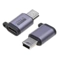 Miniatyrbilde 1 av 5: Usb-C til Micro USB Adapter Type-C Hunn Til Micro Usb Hann Konverter Kobling null - Micro to Mini USB