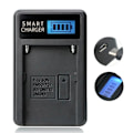 Miniatyrbild 1 av 9: USB-kamera batteriladdare med statusindikator för CCDTRV308, CCDTRV138, CCDTRV328,