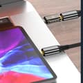 Miniatyrbild 4 av 11: 20 Gbps 100 W Type-C laddningsadapter USB-C-adapter honkontakt null - Stereo bend