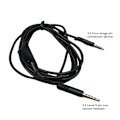 Miniatyrbild 7 av 7: Huvudtelefonkabel med volymkontroll 3,5 mm-kontakt för Astro A10 A40 Gaming-headset