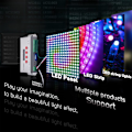 Miniatyrbild 5 av 7: Pixels Programstyrenhet Fullfärgad Lykta Passar K1000C Tillbehör Skrivbar Kod DMX512 Intelligent Belysning