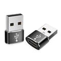 Miniatyrbilde 6 av 11: Aluminium TYPE C til USB OTG-konvertere Strøm og Data USB til USB C-adapter Red