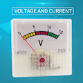 Miniatyrbild 4 av 7: DC15V Analog Panel Voltmeter Voltvisare Typ Mätare Kvadratisk Form 40mmx25mm