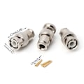 Miniatyrbild 7 av 7: 10 st RG58 BNC Hanplugg för CCTV Säkerhet Koaxial Koppling Video BNC-kontakt