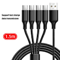 Miniatyrbild 3 av 9: 4-Portars Laptops Surfplattor 4 i 1 Typ C Laddningssladd Adaptrar USB till USB C Splitter