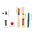 Miniatyrbild 4 av 11: Konsolmejsel Reparationsverktygssats 3D Analog Joystick Tummepinne för Triangelpaddlar Ersättningar för Switch-kontroll