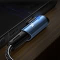 Miniatyrbilde 2 av 6: USB Type C-kabel 7A hurtiglading USB-A til USB C-lader nylonflettet ledning Blue 1m