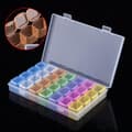 28-Slots diamantmaleri klar opbevaringsboks - Opbevaringsboks flerfarvet