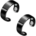 Miniatyrbillede 2 af 4: Olux Smart Health Ring - Den ultimative wearable til optimalt velvære. Revolutionér dit helbred med Olux Smart Ring - 1. black