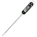 Köks termometer tillbehör, matlagningstermometer sond, grilltermometer, 5-sekunders LCD-skärm termometer för bakverk, BBQ, mjölk, kött