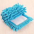 Miniatyrbild 3 av 5: 4 st Mikrofiber Mopp Påfyllningshuvud Ersättningshuvud Damm Golvduk Rengöring Tvättsbara Kuddar Mopphuvud (Blandade Färger), 12*40cm