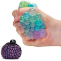 Stressboll / Klämboll i nät - Regnbåge multicolor