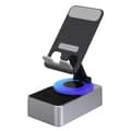Sammenklappelig lyd-power telefonholder m/ Bluetooth-højttaler Gray