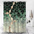 Modern Vattentätt Duschdraperi för Badrum Green 180x180cm