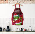 Jul förkläde Grinch jultomten stil hem kök förkläde jul tillbehör grossist