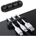 Miniatyrbillede 1 af 6: Kabelholder Organizer Sort 2-pak