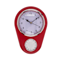 Miniatyrbilde 6 av 8: Veggklokke & Timer - Klokke med timerfunksjon white