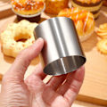 Miniatyrbilde 5 av 5: 8 stk. Mini kakeformer i rustfritt stål Ostekakeformer Mousseformer for baking av dessert